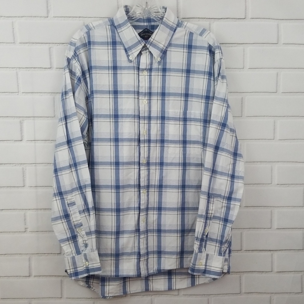 Bills Khakis Tattersall Cotton Button Down Shirt